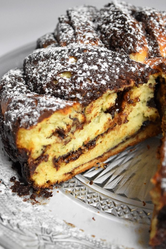 Brioche marbrée au chocolat