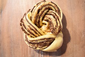 Babka chocolat en couronne