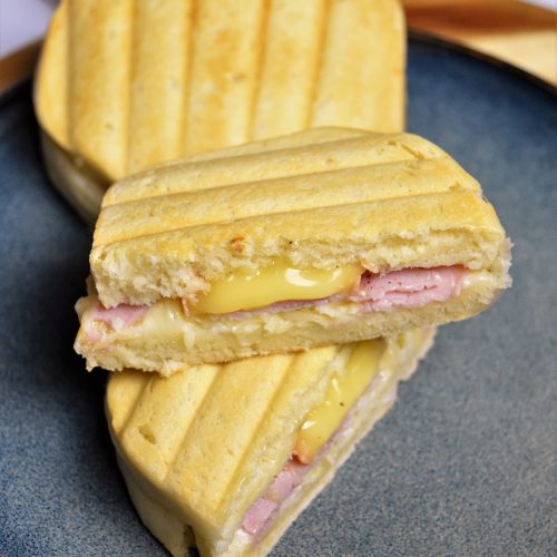 Croque monsieur au maroilles et jambon