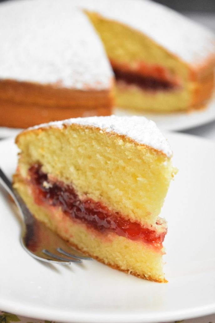 Gâteau à la confiture de fraises