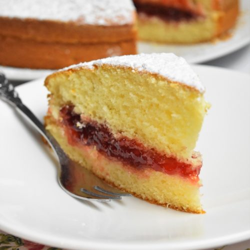 Gâteau à la confiture de fraises