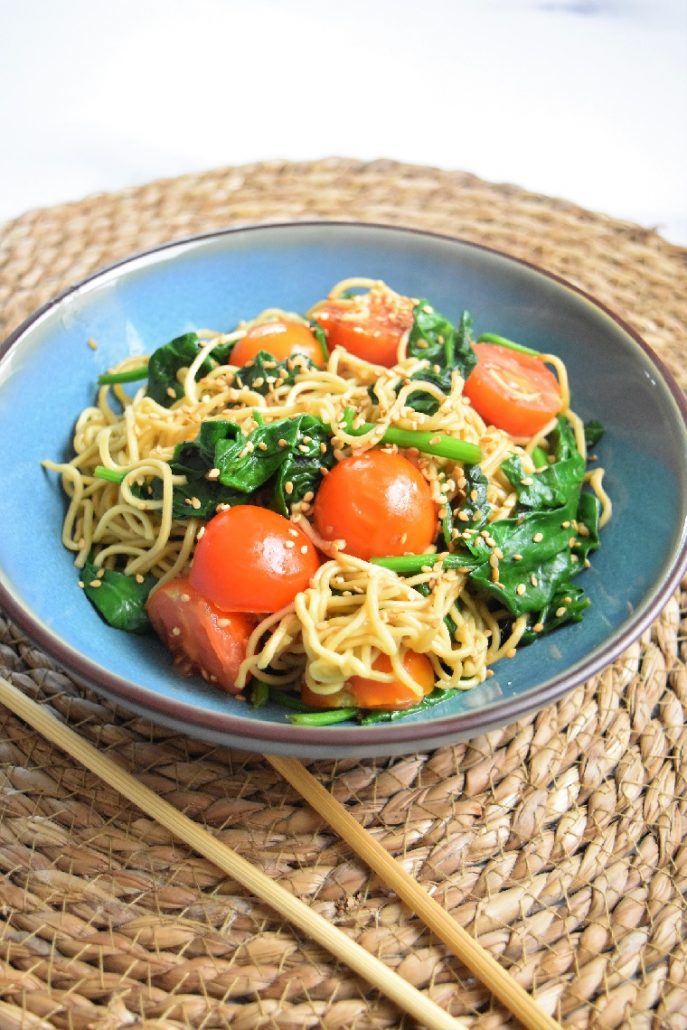 Nouilles chinoises aux légumes