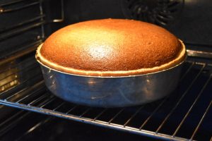 Cuisson de la tarte au fromage blanc