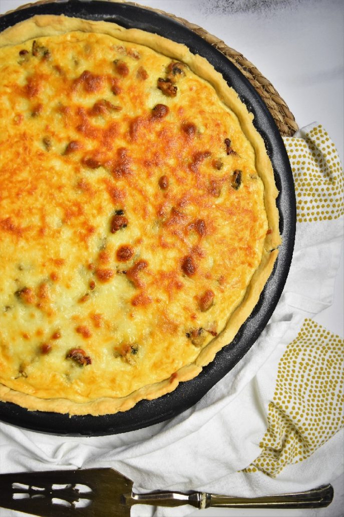 Tarte au poulet rôti