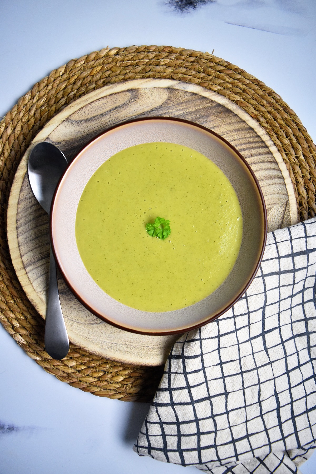 Velouté brocoli boursin au companion