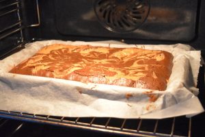 Cuisson du gâteau façon brookie