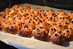 Cuisson des chouquettes