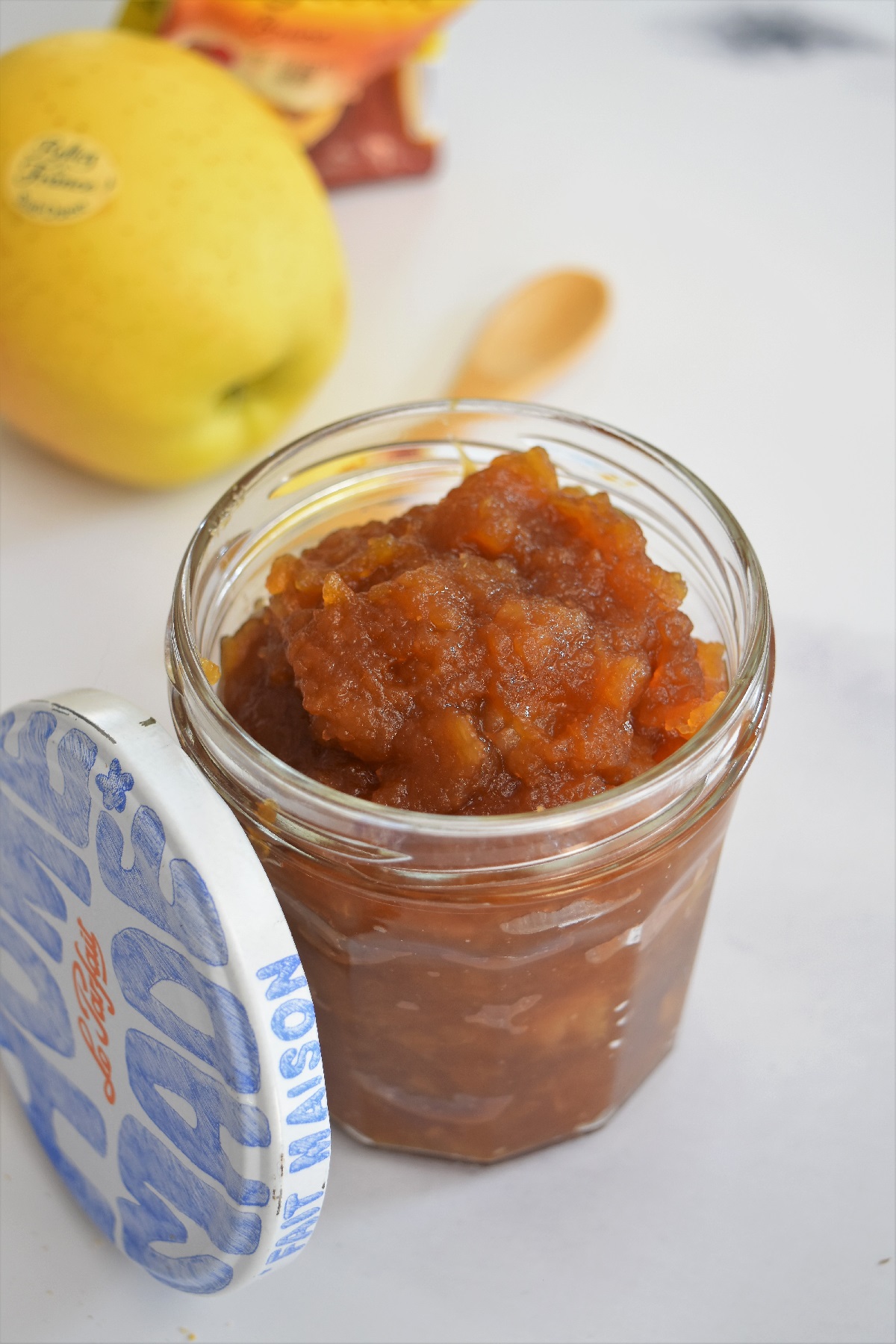 Compote de pommes à la vergeoise