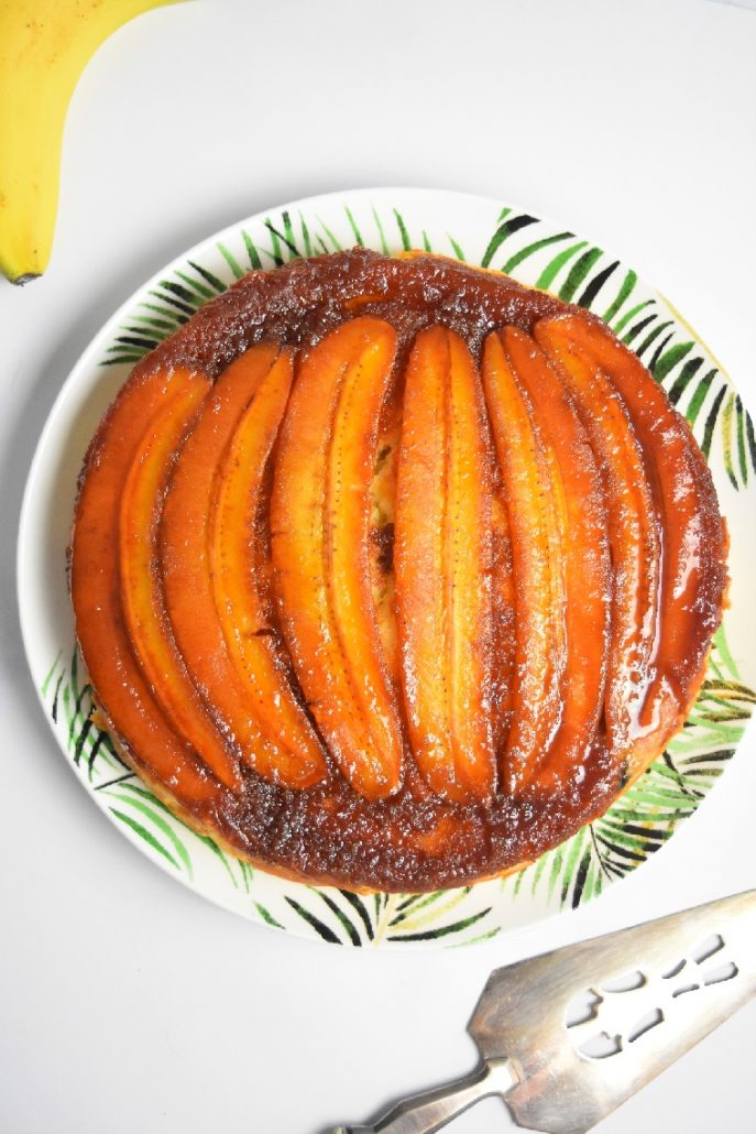 Gâteau aux bananes et caramel