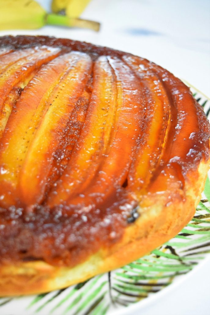 Gâteau banane caramel