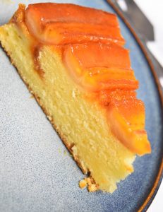 Gâteau renversé banane caramel