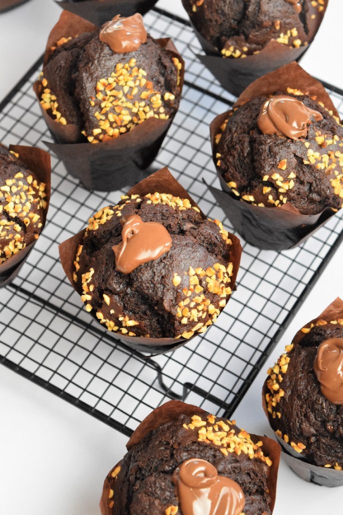 Muffins au nutella