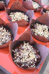 Muffins chocolat et noisette