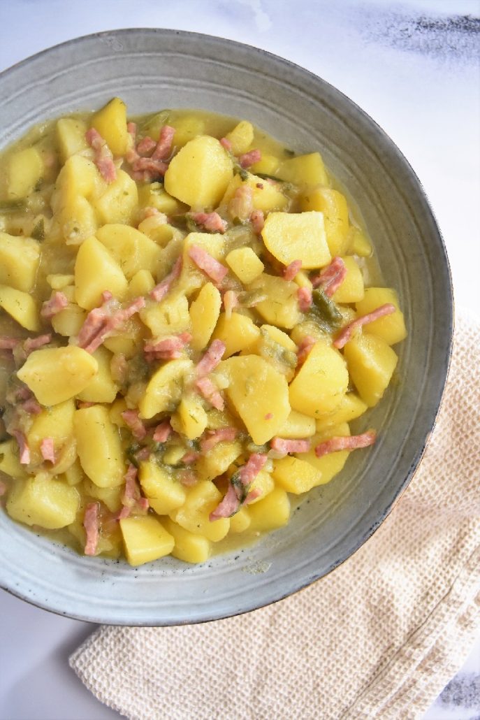 Pommes de terre jambon au cookeo