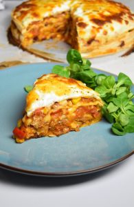 Lasagnes au chili et wraps