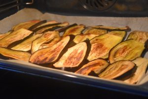 aubergine grillée au four