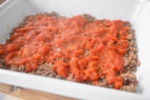 Boeuf haché et sauce tomate