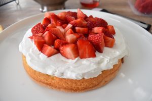 Naked cake aux fraises