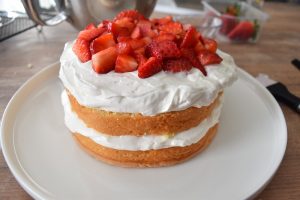 Naked cake aux fraises