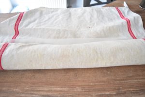 Rouler la galette aux pommes de terre