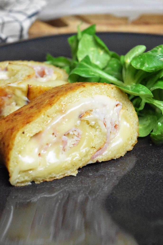 Roulé pommes de terre raclette jambon