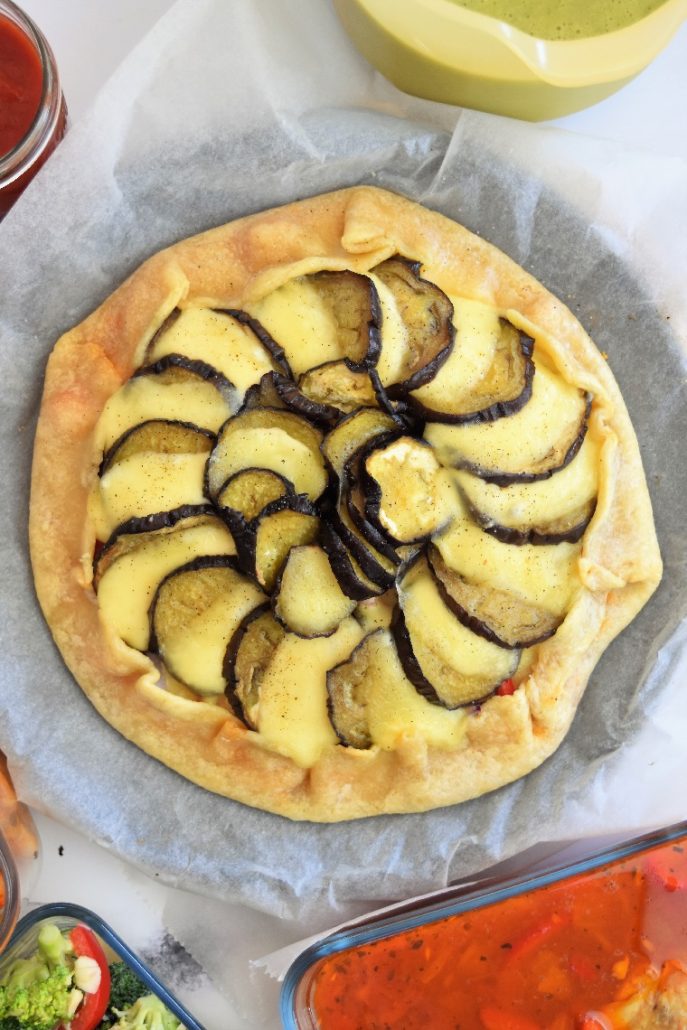 Tarte à l'aubergine