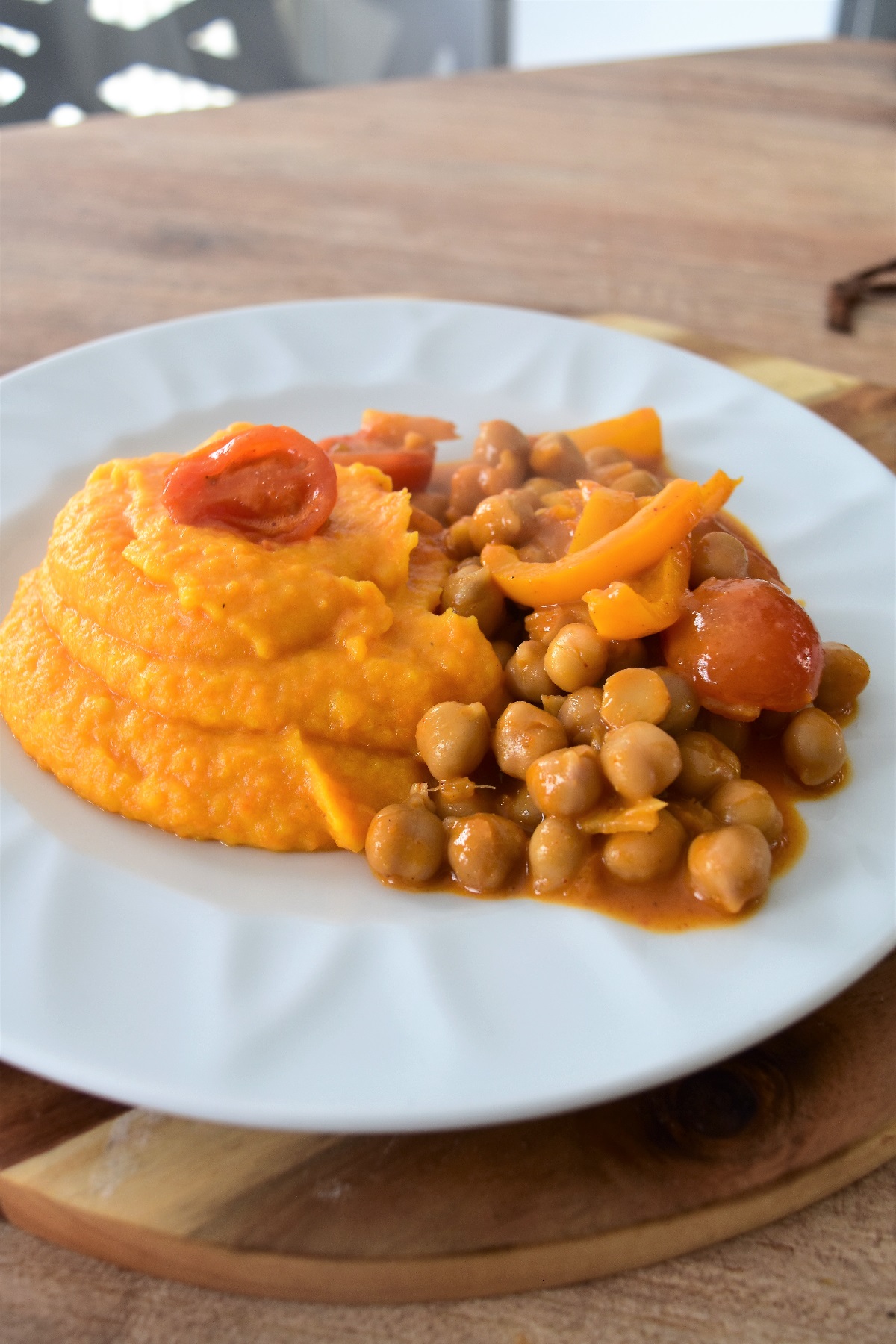 Curry de pois chiches au lait de coco