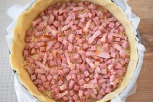 Quiche aux lardons et jambon