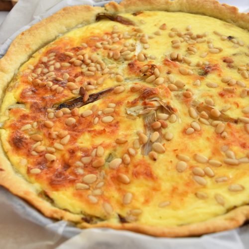 Tarte aux endives végétarienne