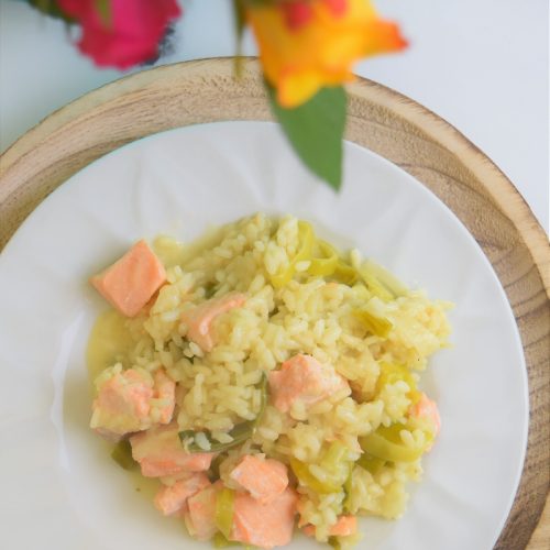 Risotto au saumon frais avec Companion