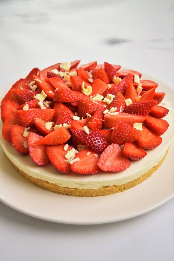 Tarte aux fraises à la chantilly