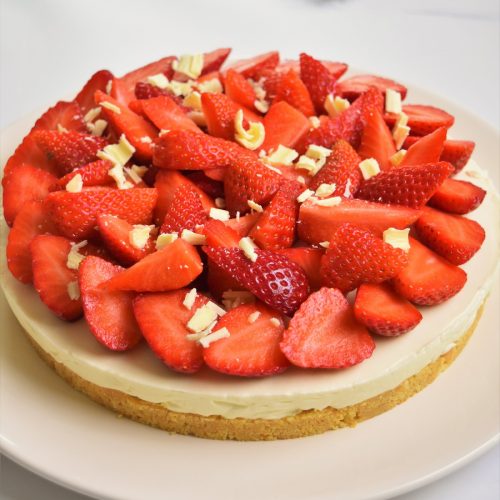 Tarte aux fraises sans cuisson