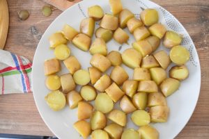 Pommes de terre grenaille pour tatin