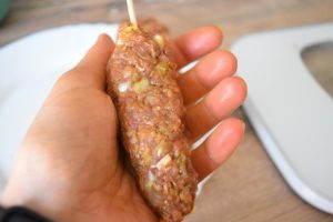 Kefta sur brochette