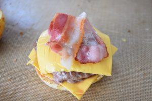 Burger bacon