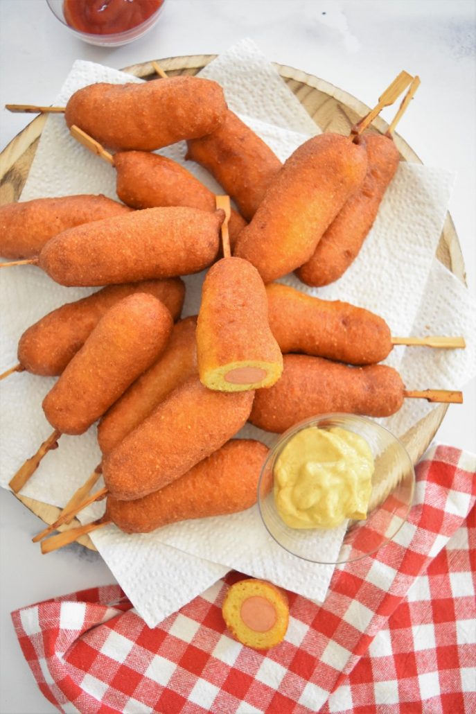 Mini corn dog maison