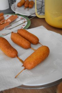 Corn dog maison