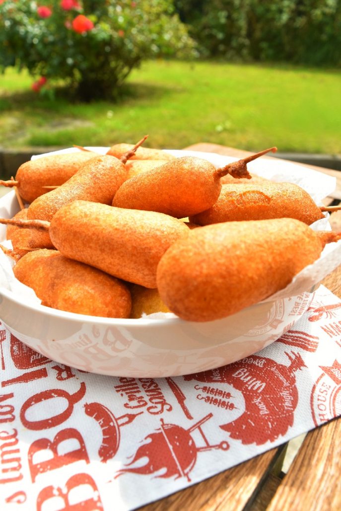 Mini corn dog pour l'apéritif