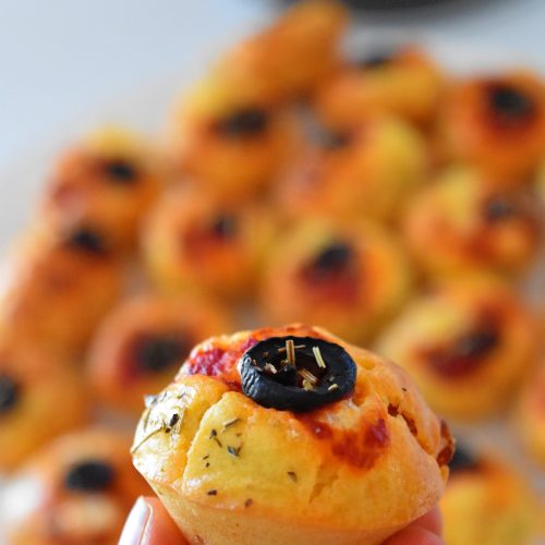 Mini muffins au goût pizza