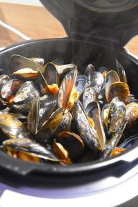 Cuisson des moules au Cookeo