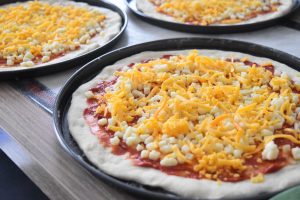 Fromage pizza et cheddar