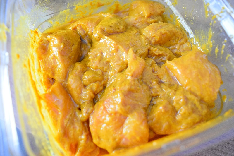 Brochettes de poulet au curry recette pour barbecue