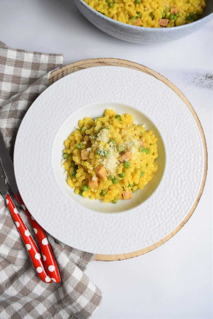 Coquillettes en risotto