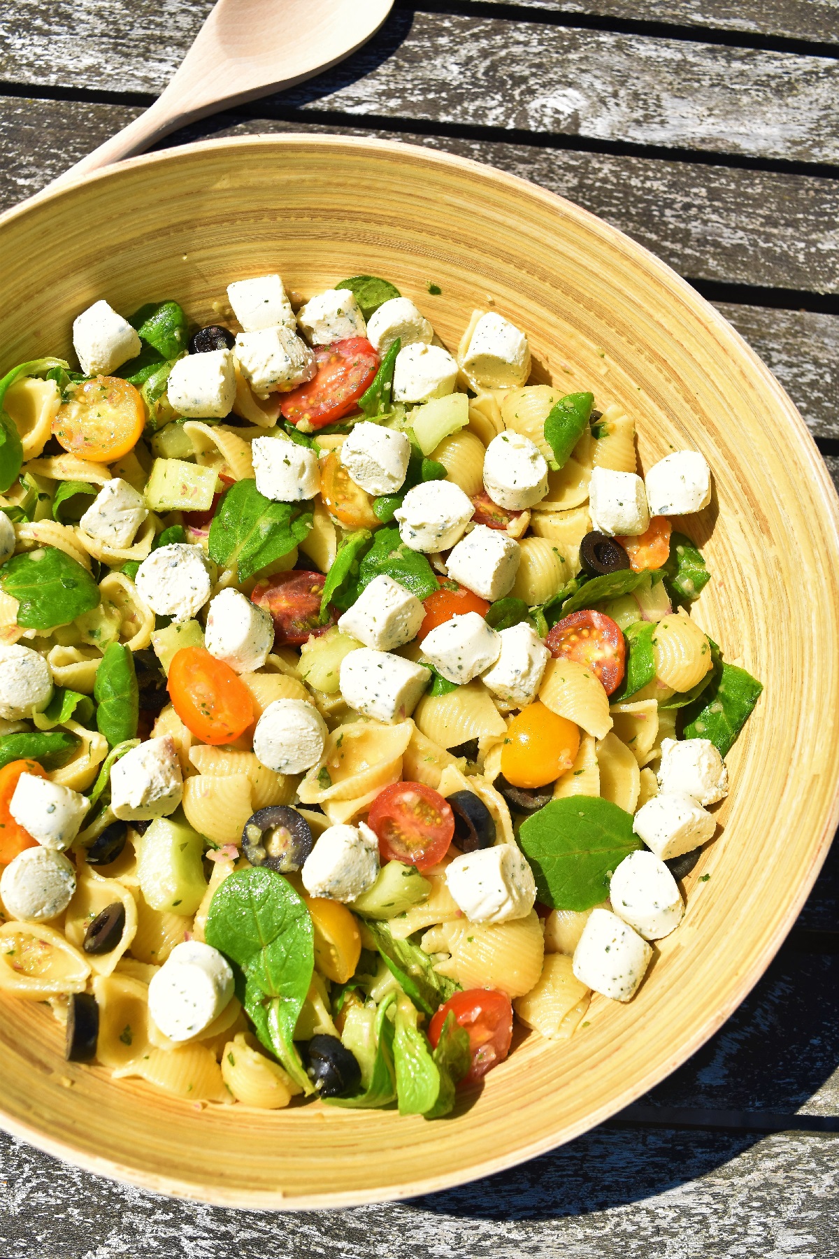 Recette de salade composée et Mozzarella Mini