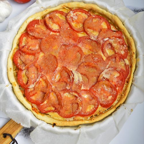 Tarte salée à la tomate