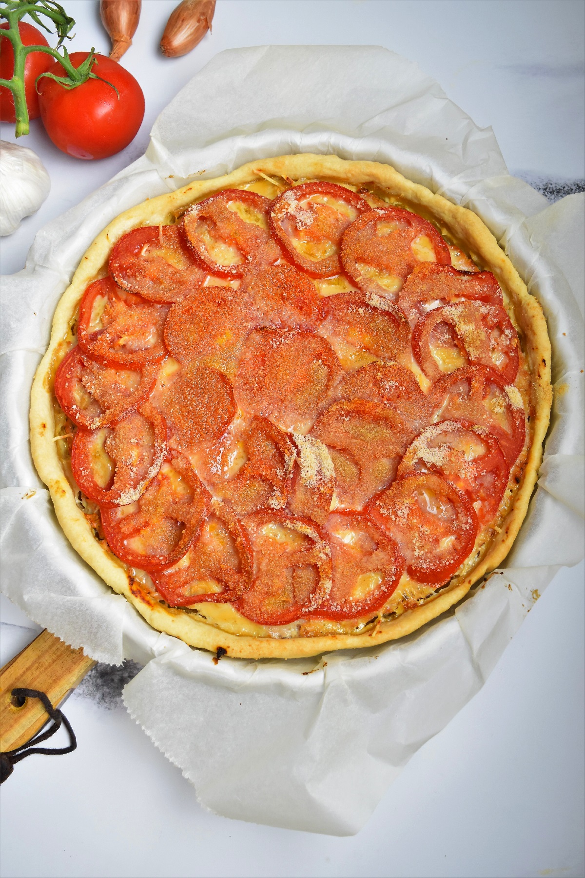 Tarte salée à la tomate