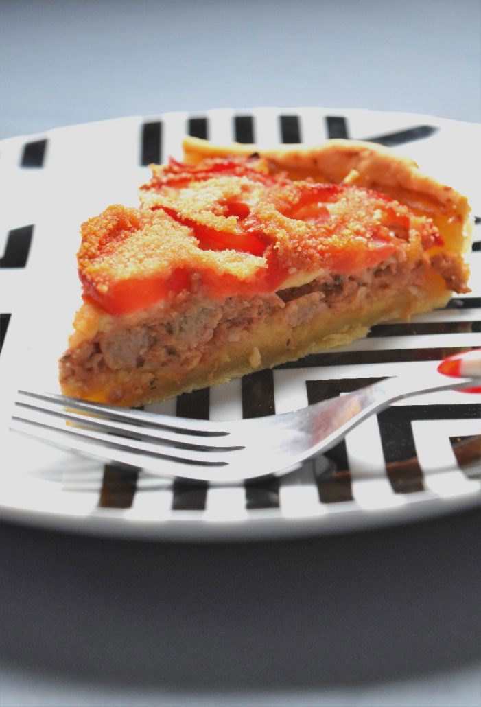 Tarte façon tomate farcie