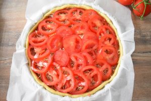 Tarte façon tomate farcie