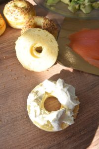 Bagel au fromage frais à tartiner