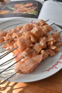 Brochettes de poulet satay